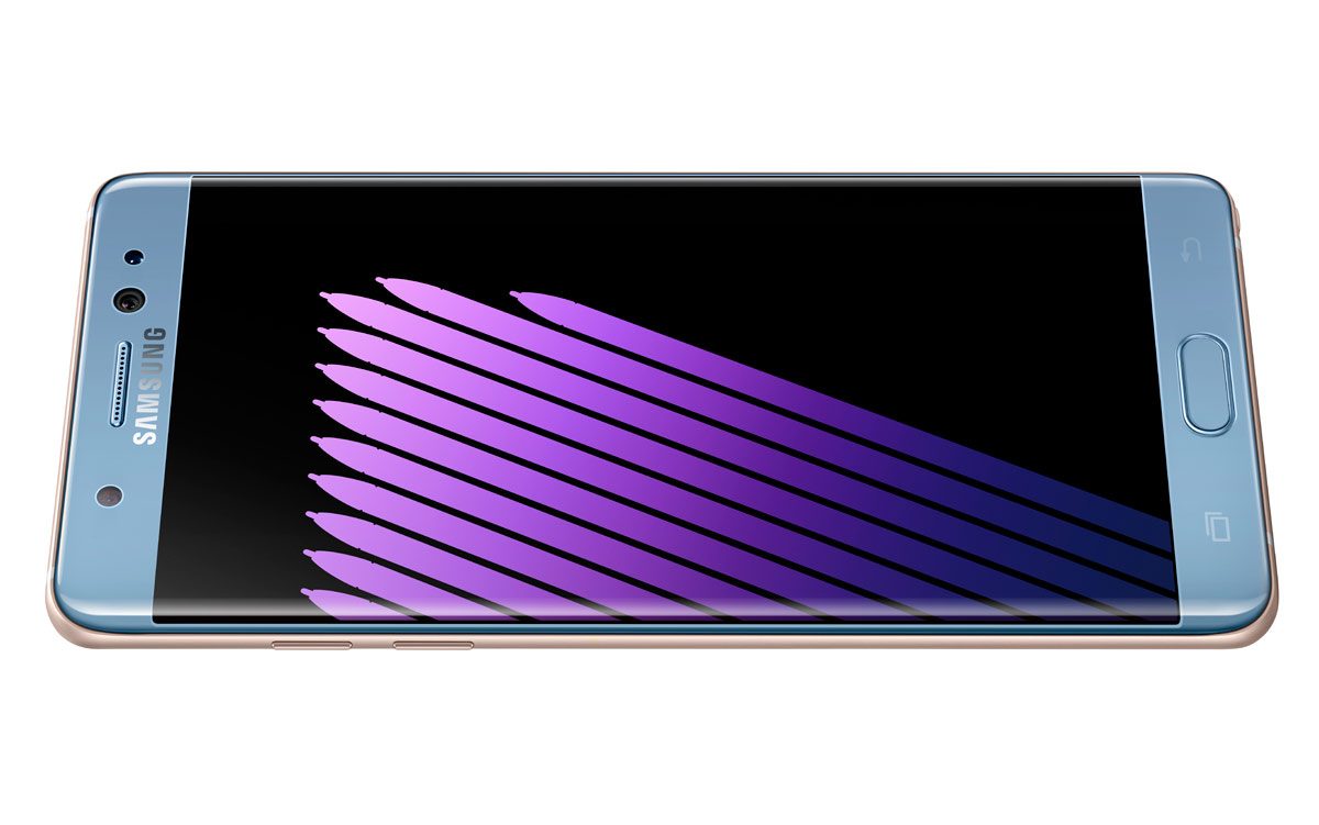 Le Samsung Galaxy Note 7.