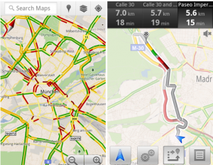 Google maps traffic