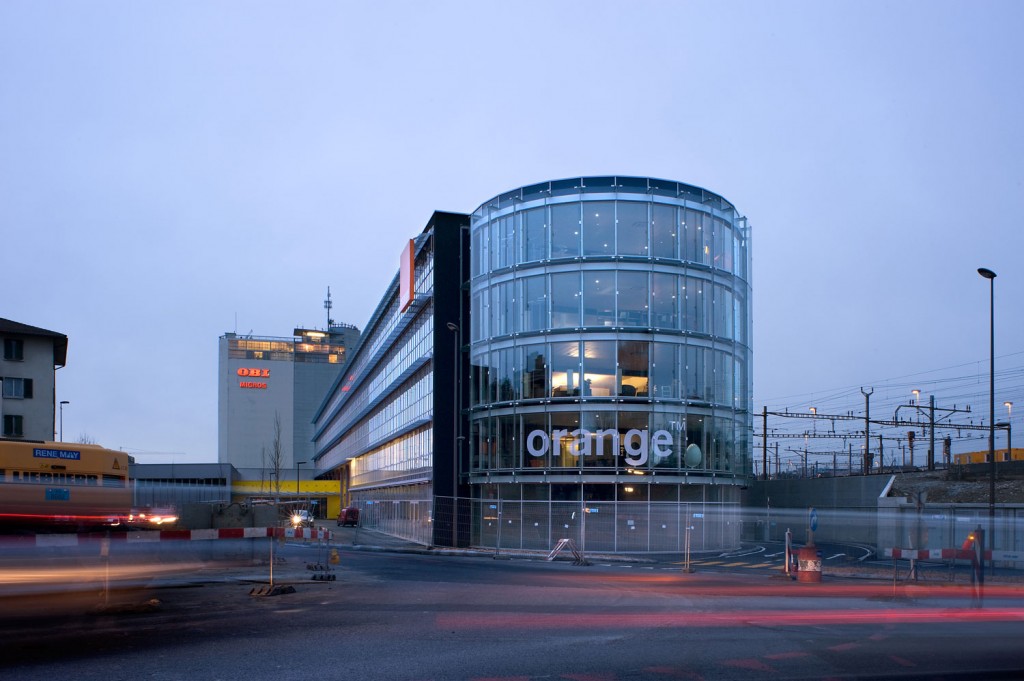 Le siège d'Orange à Renens. Photo: Orange/Thomas Jantscher.