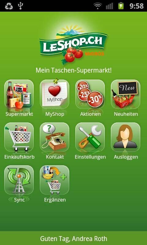 Le Shop de la Migros est désormais sur Android.