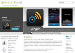 Vlingo pour Android et d'autres systèmes...
