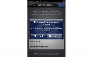 iCloud manque de fiabilité. iCloud manque de fiabilité.