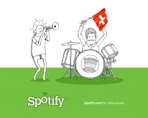L'avenir semble être aux offres de musique en streaming, comme Spotify. L'avenir semble être aux offres de musique en streaming, comme Spotify.