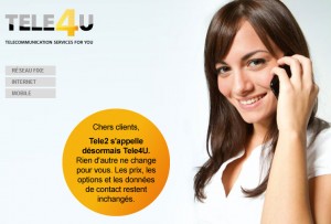 Le nouveau site suisse de Tele4U. Le nouveau site suisse de Tele4U.