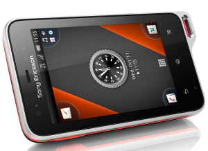 Le Sony Ericsson Xperia Active est fourni avec des accessoires pour le sport.