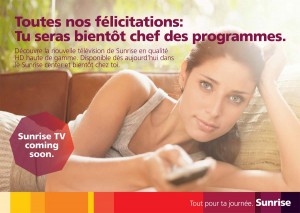 Sunrise TV: devenir"chef des programmes"! Sunrise TV: devenir"chef des programmes"!