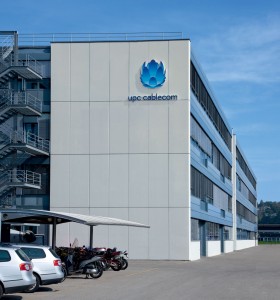 Le bâtiment d'UPC Cablecom à Yverdon. Le bâtiment d'UPC Cablecom à Yverdon.