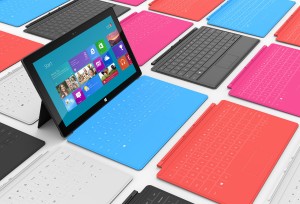 La tablette Microsoft Surface.