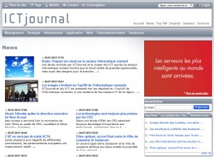 Le site d'ICT Journal. Le site d'ICT Journal.