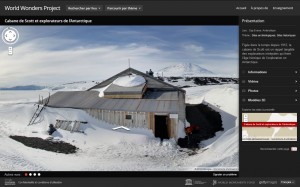 Antarctique: cabane de Scott.