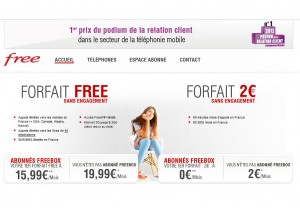 Free Mobile très agressif. Quand cela est financièrement possible...