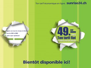 L'offre en ligne Sunrise24.ch à 49 francs par mois. L'offre en ligne Sunrise24.ch à 49 francs par mois.