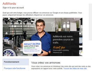 Le service Google AdWords. Le service Google AdWords.
