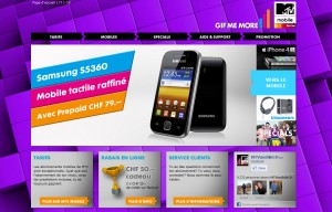 Le nouveau site de MTV mobile. Le nouveau site de MTV mobile.