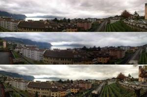Les panoramas des Xperia T (haut), Galaxy SIII (centre) et iPhone 5 (bas). Les panoramas des Xperia T (haut), Galaxy SIII (centre) et iPhone 5 (bas).