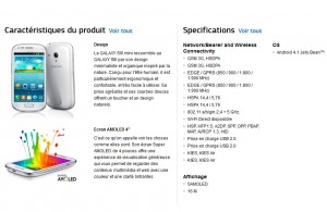 Le Samsung Galaxy S3 Mini. Le Samsung Galaxy S3 Mini.