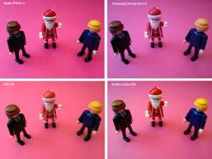 Les photos de deux smartphones moyen de gamme contre deux haut de gamme. Les photos de deux smartphones moyen de gamme contre deux haut de gamme.