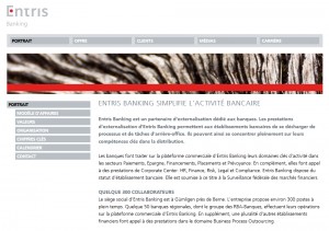 Entris Banking en bref Entris Banking en bref