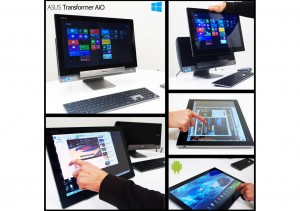 L'Asus Transformer Aio combinant Windows 8 et Android. L'Asus Transformer Aio combinant Windows 8 et Android.