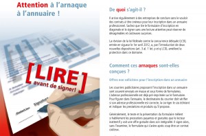 Annuaires: lisez la brochure du SECO! Annuaires: lisez la brochure du SECO!