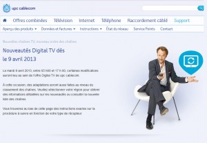 UPC Cablecom étend son offre TV et radio. UPC Cablecom étend son offre TV et radio.