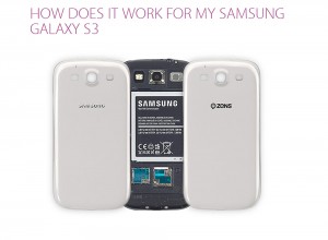 Le dos Zens pour recharger sans fil son Galaxy SIII. Le dos Zens pour recharger sans fil son Galaxy SIII.