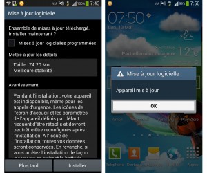 Galaxy S4: la première mise à jour est arrivée.