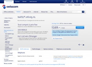 Natel Infinity XL de Swisscom encore plus rapide.
