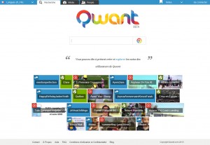 Qwant, moteur, recherche, France, internet Qwant: le nouveau moteur de recherche français.