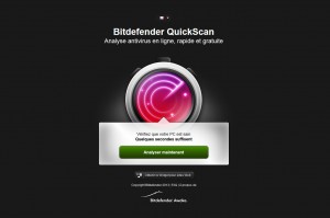 L'outil de scan en ligne QuickScan. L'outil de scan en ligne QuickScan.