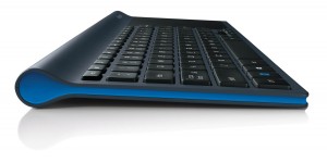 Le clavier Logitech TK820 est équipé de touches légèrement concaves. Le clavier Logitech TK820 est équipé de touches légèrement concaves.