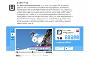Dans plusieurs stations, Swisscom va proposer des courses de ski filmées à tous!