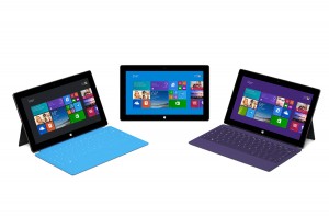 La famille Surface par Microsoft. La famille Surface par Microsoft.