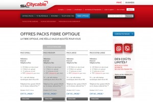 L'offre fibre optique de Citycable. L'offre fibre optique de Citycable.