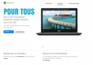 Les Chromebook enfin officiellement en Suisse. Les Chromebook enfin officiellement en Suisse.