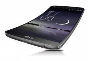 Le LG Flex et son écran de type concave. Le LG Flex et son écran de type concave.