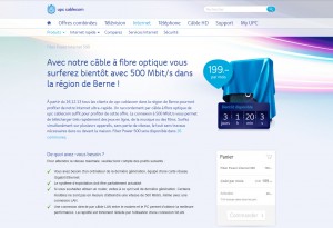 UPC Cablecom teste le 500 Mbits/sec à Berne. UPC Cablecom teste le 500 Mbits/sec à Berne.