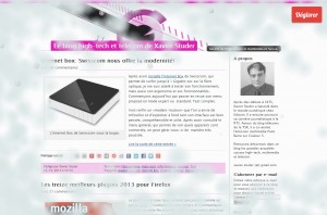 Il neige sur xavierstuder.com grâce à Google. Il neige sur xavierstuder.com grâce à Google.