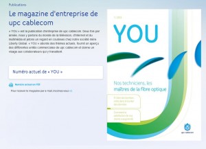 UPC Cablecom lance un magazine. UPC Cablecom lance un magazine.