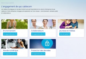 UPC Cablecom s'engage.