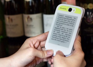 Une coque qui fait aussi livre électronique. Une coque qui fait aussi livre électronique.