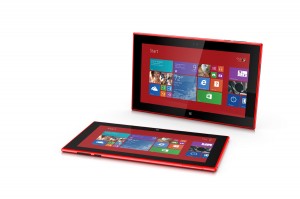 La tablette Nokia Lumia 2520 sous Windows RT. La tablette Nokia Lumia 2520 sous Windows RT.