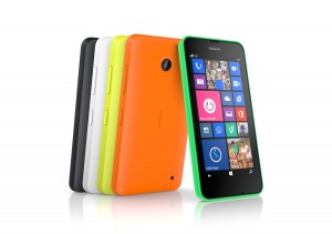 Le Nokia Lumia 630 avec double SIM. Le Nokia Lumia 630 avec double SIM.