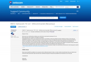 Swisscom TV 2.0: des problèmes de télécommandes garantis jusqu'à fin juin! Swisscom TV 2.0: des problèmes de télécommandes garantis jusqu'à fin juin!