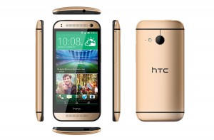La version dorée du HTC One Mini 2 est prévue dans un deuxième temps. La version dorée du HTC One Mini 2 est prévue dans un deuxième temps.