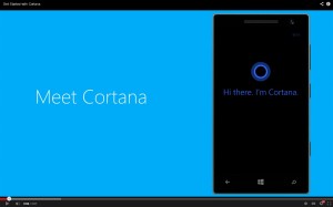 Cortana pour Windows 8.1 de Microsoft. Cortana pour Windows 8.1 de Microsoft.