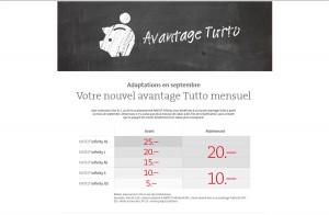 SWisscom revoit ses"avantages" Tutto. SWisscom revoit ses"avantages" Tutto.