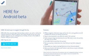 Nokia Here beta sur tous les Android. Nokia Here beta sur tous les Android.