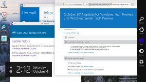Windows 10: démarrage en 8 secondes, première mise à jour Windows 10. première mise à jour, nouvelle capture d'écran.