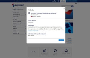 Phising: Swisscom met en garde!